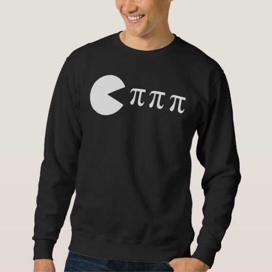 Funny Pi Day Math Science Ate Pi Symbol Sweatshirt (Vorderseite)
