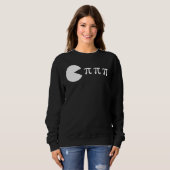 Funny Pi Day Math Science Ate Pi Symbol Sweatshirt (Vorne ganz)