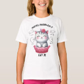 Funny Pi Day - Mathe-Problem essen pi T-Shirt (Vorderseite)