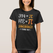 Funny Pi Day Pie Mathe Lehrer Shirts, Pi Symbol M T-Shirt (Vorderseite)