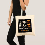 Funny Pi Day Pie Mathe Lehrer Shirts, Pi Symbol M Tragetasche (Vorderseite (Produkt))