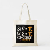 Funny Pi Day Pie Mathe Lehrer Shirts, Pi Symbol M Tragetasche (Rückseite)