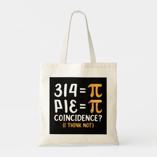 Funny Pi Day Pie Mathe Lehrer Shirts, Pi Symbol M Tragetasche (Rückseite)