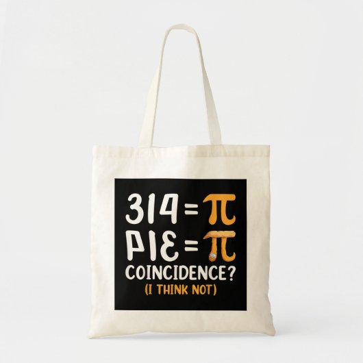 Funny Pi Day Pie Mathe Lehrer Shirts, Pi Symbol M Tragetasche (Vorne)