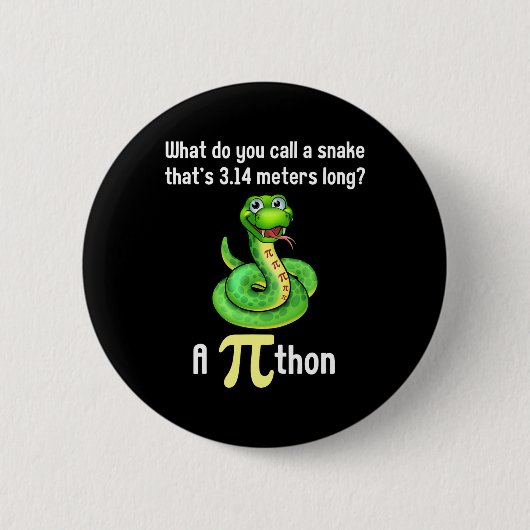 Funny Pi Day Puns Pithon Math Lehrer Jokes Frauen Button (Vorderseite)