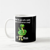 Funny Pi Day Puns Pithon Math Lehrer Jokes Frauen Kaffeetasse (Links)