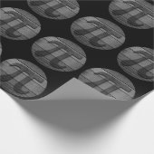 FUNNY PI DAY SCHWARZ UND WEISS GESCHENKPAPIER (Ecke)