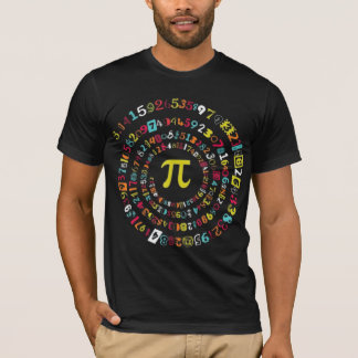 Funny Pi Day Shirt Spiral Pi Math T-Shirt für Pi T
