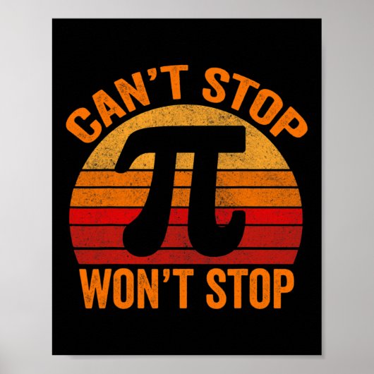 Funny Pi Day Shirts1 Poster (Vorne)