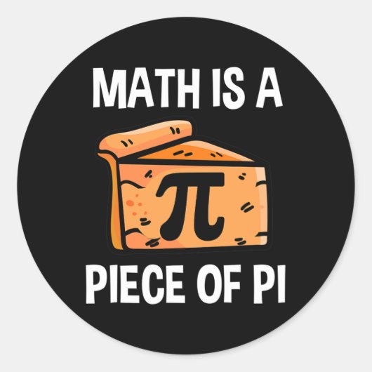 Funny Pi Day Shirts 5 Runder Aufkleber (Vorderseite)
