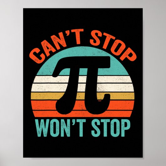 Funny Pi Day Shirts 7 Poster (Vorne)