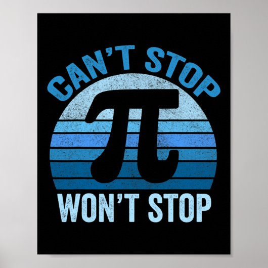 Funny Pi Day Shirts Poster (Vorne)