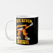 Funny Pi Day Six Seven Bruh 6 7 Math Meme Kids Boy Kaffeetasse (Links)