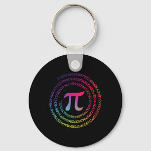 Funny Pi Day Spiral Pi Math für Pi Tag 3.14 Schlüsselanhänger