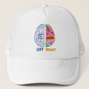 Funny Pi Left Brained Right Brained Truckerkappe