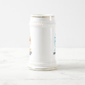 Funny Pi Links Hirngespinst Bierglas (Mittel)