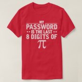 Funny Pi Math Lover Geschenk T-Shirt (Design vorne)