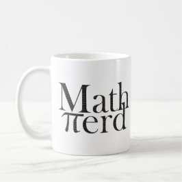 Funny Pi Mathe Nerd Science Teacher Black and Whit Kaffeetasse
