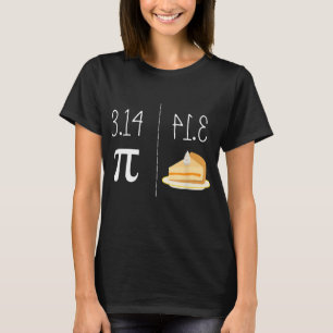 Funny PI Mirror Image von 3.14 ist PIE Erntedank T-Shirt