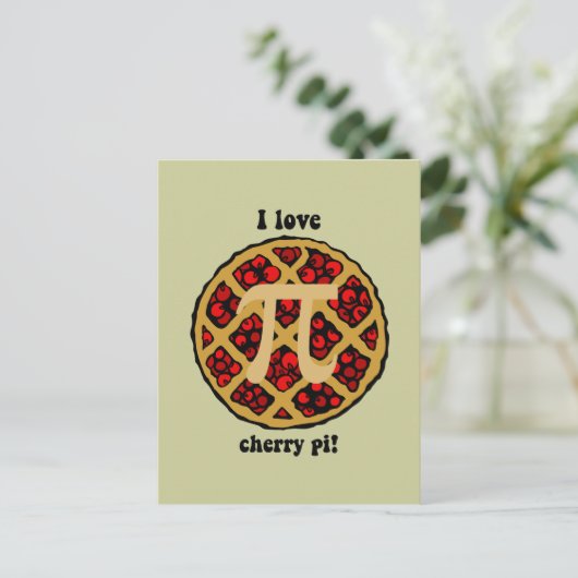 Funny pi postkarte (Stehend Vorderseite)