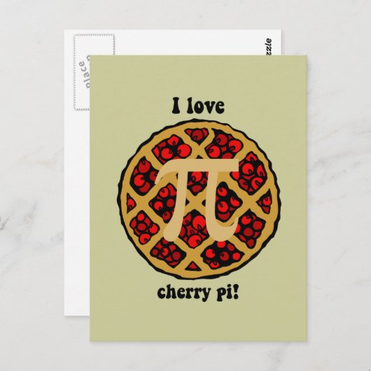 Funny pi postkarte (Vorne/Hinten)