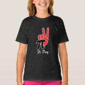 Funny Pi Symbol 3.14 Math Lover Kids Girls T - Shi T-Shirt (Vorderseite)