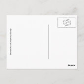 Funny Pianist und Sänger Postkarte (Rückseite)