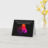 Funny Piano Joke Birthday Card Karte (Gelbe Blume)