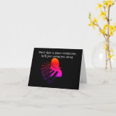 Funny Piano Joke Birthday Card Karte (Gelbe Blume)