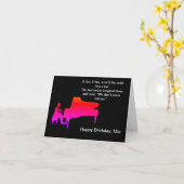 Funny Piano Joke Birthday Karte (Gelbe Blume)