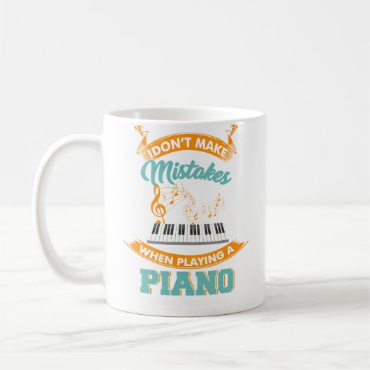 Funny Piano Outfit For A Piano Player Kaffeetasse (Links)