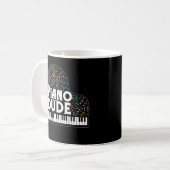Funny Piano Player Men Classical Music Lover Kaffeetasse (Vorderseite Links)
