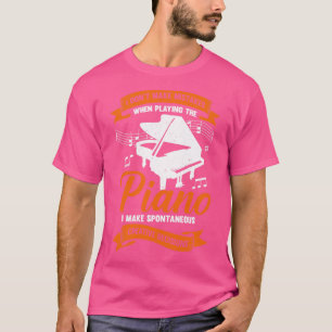 Funny Piano Player Music Pianist Geschenk T-Shirt