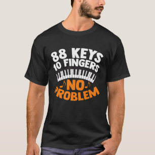 Funny Piano Spieler Geschenk für Pianisten Männer T-Shirt