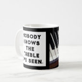 Funny Piano Teacher Kaffeetasse (Vorderseite Links)