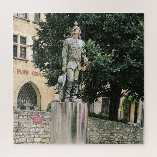 Funny pic Cyrano de Bergerac mit Taube Puzzle (Vertikal)