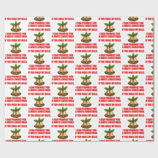 Funny Pick Up Line für Weihnachten Geschenkpapier (Flach)