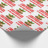 Funny Pick Up Line für Weihnachten Geschenkpapier (Ecke)