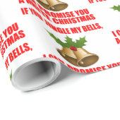 Funny Pick Up Line für Weihnachten Geschenkpapier (Rolleneckpunkt)