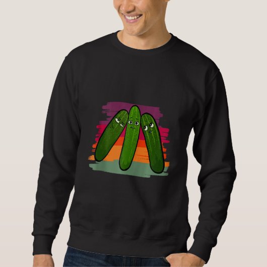 Funny Pickle Faces Sweatshirt (Vorderseite)