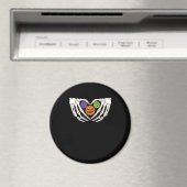 Funny Pickle Halloween Skeleton Hände Herz Pumpki Magnet (In Situ (Geschirrspüler))