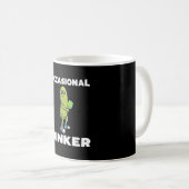 Funny Pickle Lovers Dill Pickleball Player Kaffeetasse (VorderseiteRechts)