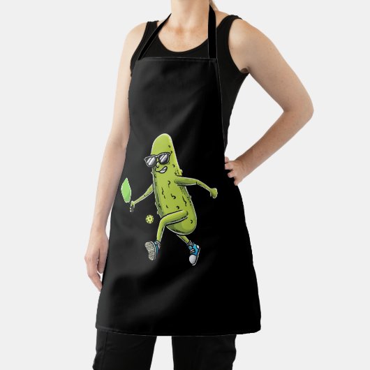 Funny Pickle Lovers Dill Pickleball Player Schürze (InSitu)