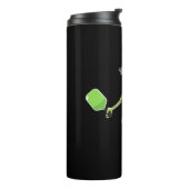 Funny Pickle Lovers Dill Pickleball Player Thermosbecher (Nach links gedreht)