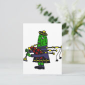 Funny Pickle Pantoli Bagpipe Original Postkarte (Stehend Vorderseite)