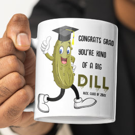 Funny Pickle Personalisierter Abschluss Geschenk 2 Kaffeetasse