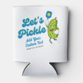 Funny Pickle Pickleball Geburtstagsparty Dosenkühler (Vorderseite)