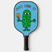 Funny Pickle Pickleball Player Dink It Pickleball Schläger (Vorderseite)