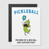 Funny Pickle Playing Pickleall benutzerdefinierten Magnetkarte (Vorne/Hinten)