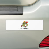 Funny Pickle Playing Pickleball Autoaufkleber (Auf Auto)